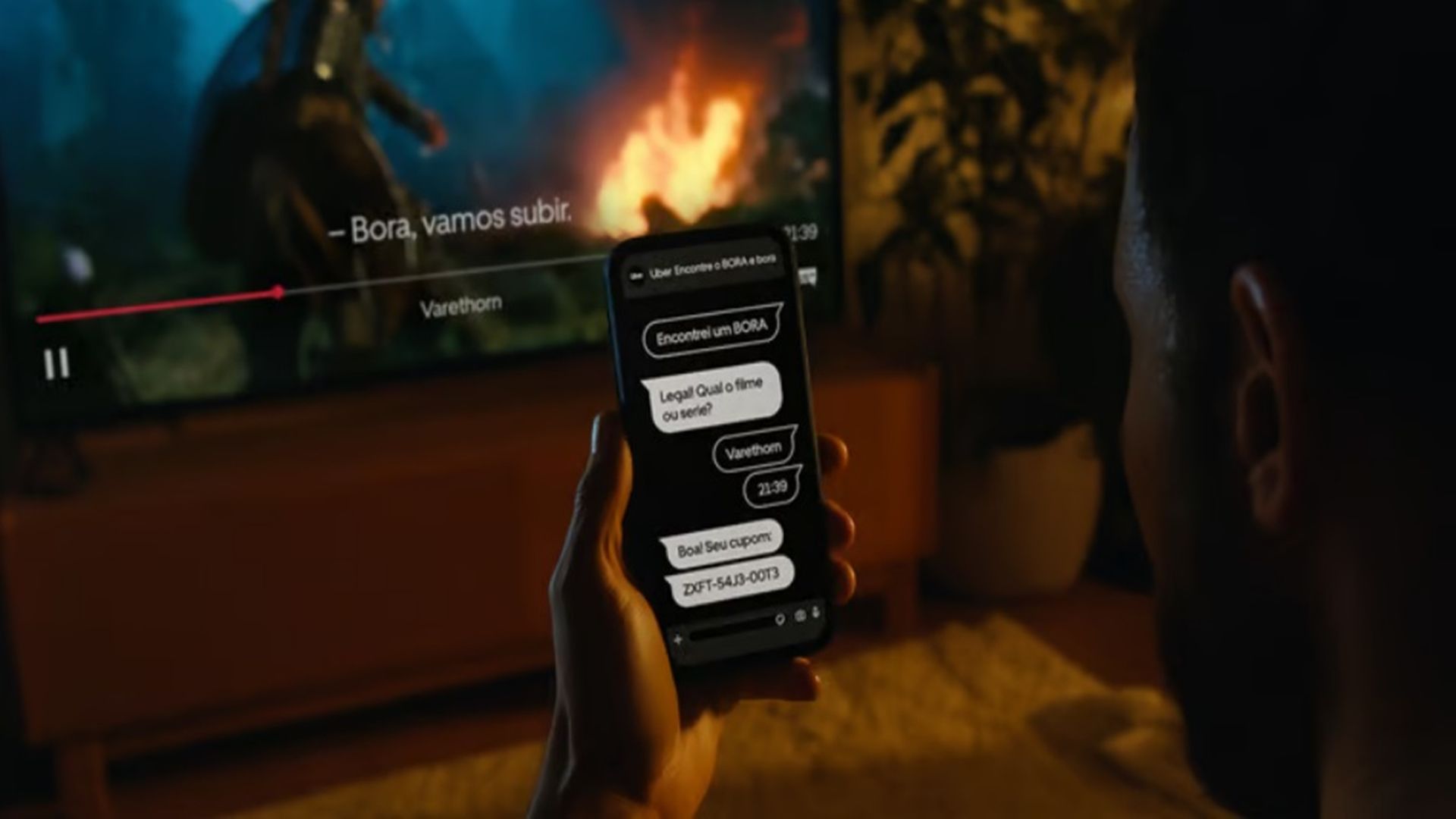 Uber dá cupom de até 100% se você achar ‘bora’ em filmes ou séries; saiba como participar