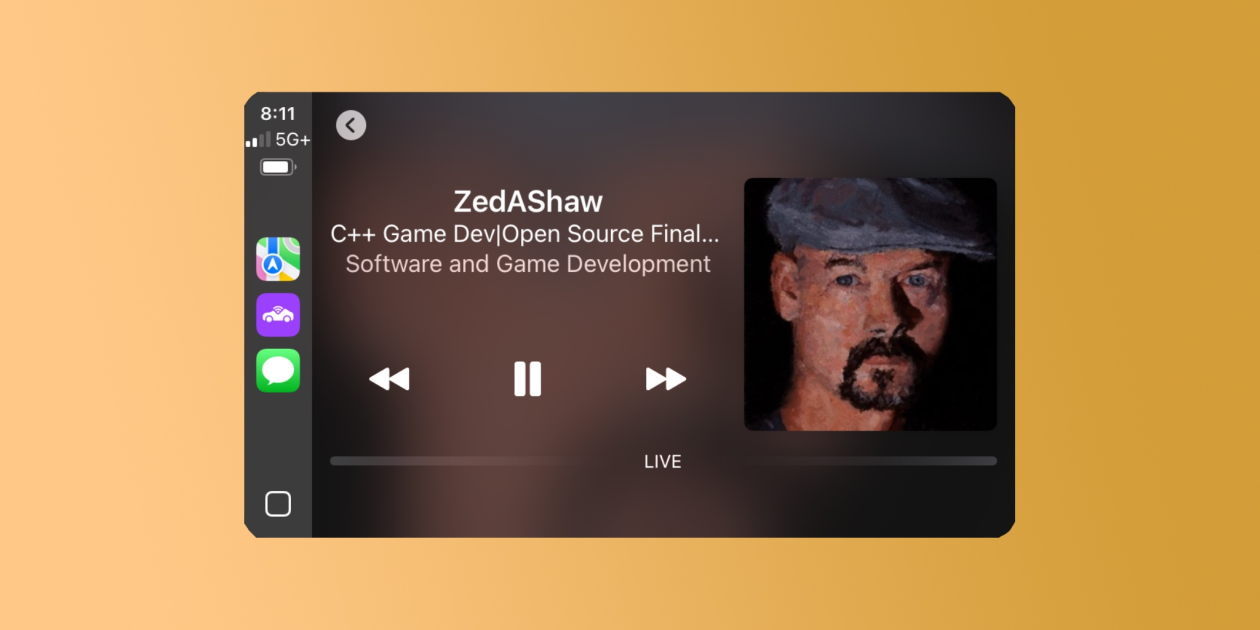 CarStream for Twitch deixa você acompanhar lives pelo CarPlay com segurança