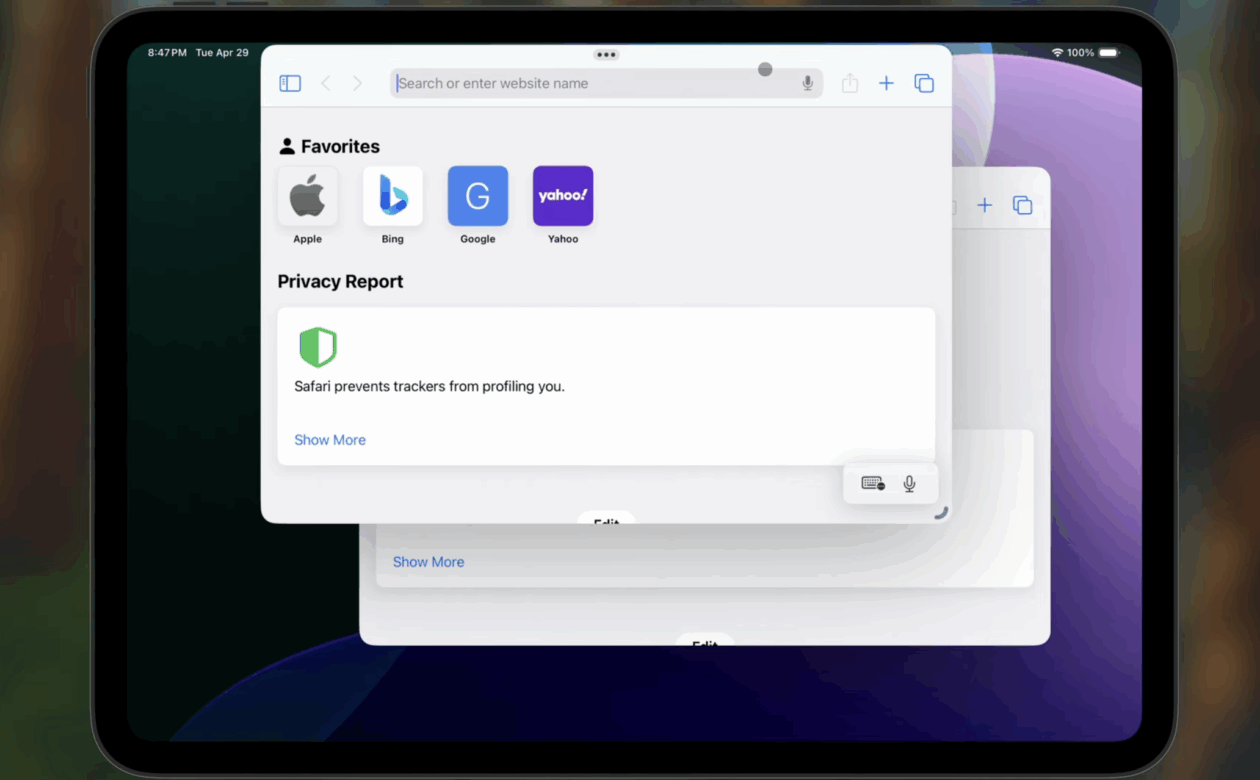 Rumor: Organizador Visual no iPad poderá permitir sobrepor janelas livremente