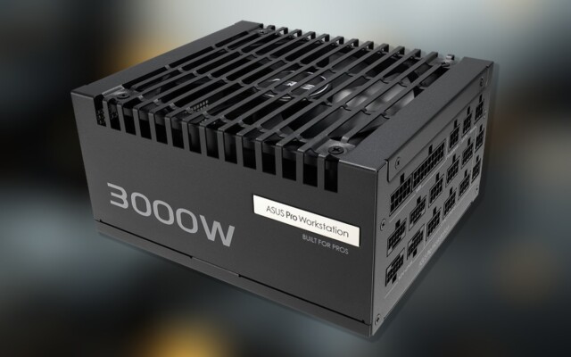 Fonte de energia ASUS PRO WS tem incríveis 3000W