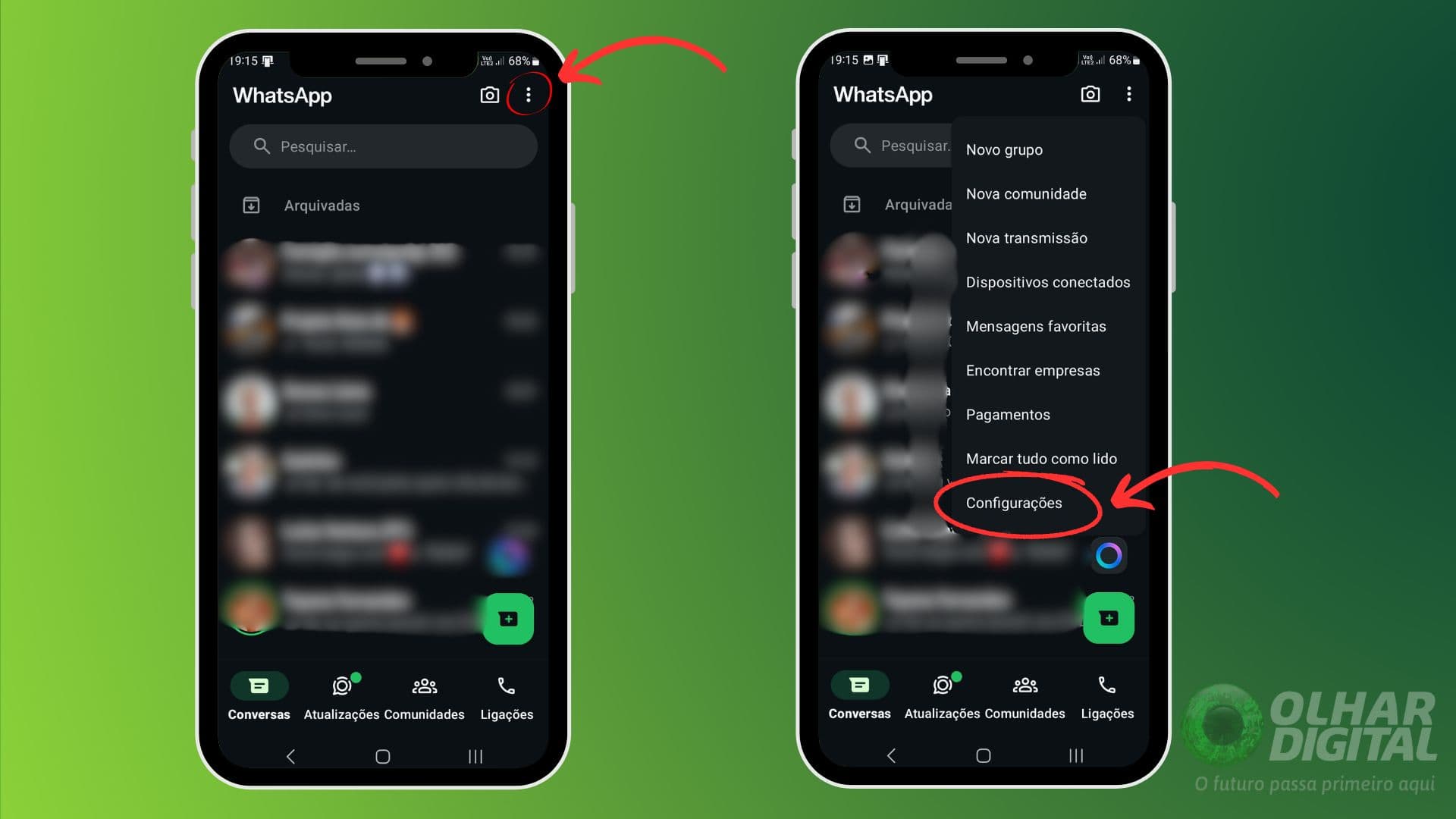 Fazer isto libera espaço no WhatsApp e no celular ao mesmo tempo