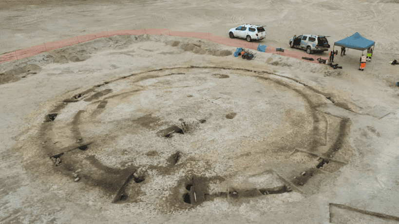 Roda de carruagem da Idade do Ferro é desenterrada na Escócia