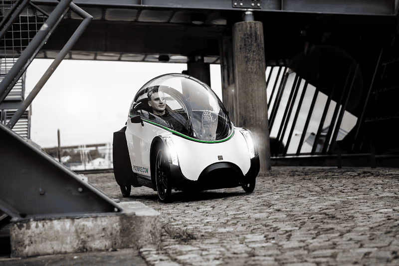 Esse quadriciclo elétrico futurista (e fofo) é o veículo mais legal que você verá hoje
