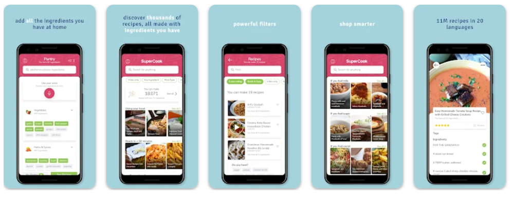 5 apps para você ter ideias de receitas com o que tem na geladeira