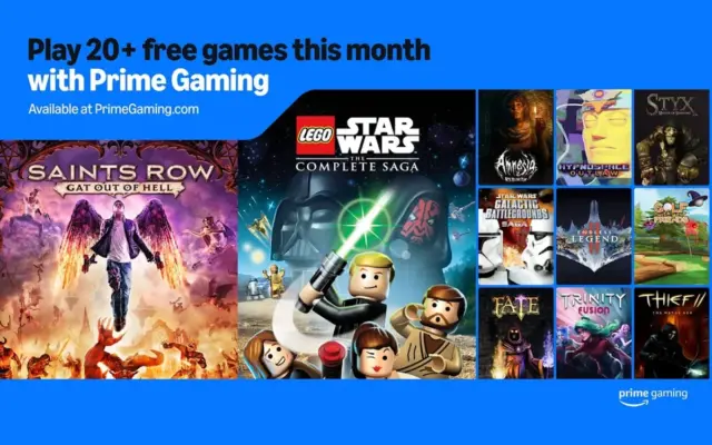 Amazon Prime Gaming de maio oferece 22 jogos; veja lista
