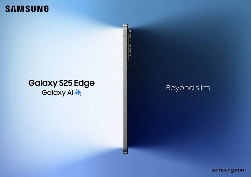 Samsung lança Galaxy S25 Edge, o mais fino de todos; conheça